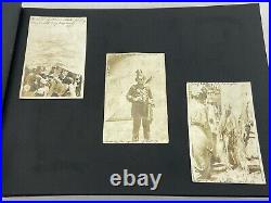 Vintage US Navy Photo Post Card Album 61 Photo Post Cards