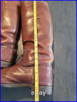 Vintage WW1 Era Riding, Officer, Aviation Leather Boots