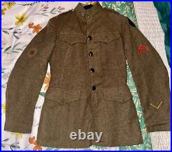 Vintage WWI US Army/National Guard 34th Div/109th Wool Uniform with Leg Wraps