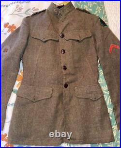 Vintage WWI US Army/National Guard 34th Div/109th Wool Uniform with Leg Wraps