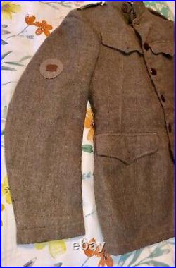 Vintage WWI US Army/National Guard 34th Div/109th Wool Uniform with Leg Wraps