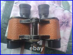 Vintage WWI US Army Signal Corps 6x30 Bausch & Lomb Binoculars With Leather Case