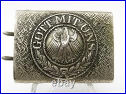 Vintage Weimer Republic Gott Mit Unus German Reichswehr Army Belt Buckle