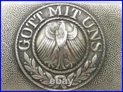 Vintage Weimer Republic Gott Mit Unus German Reichswehr Army Belt Buckle