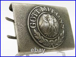 Vintage Weimer Republic Gott Mit Unus German Reichswehr Army Belt Buckle