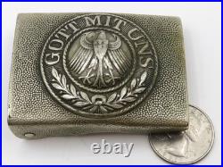 Vintage Weimer Republic Gott Mit Unus German Reichswehr Army Belt Buckle