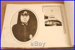 Vintage c. 1937 Imperial Japanese Navy Training Photo Album Book RARE Pre-WWII