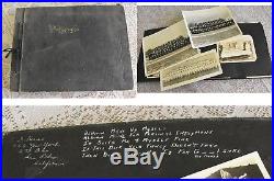 Vntg Military Navy Photo Album-1933-Ships-Planes-USS AZ-NY-Cuba-HI-Boxing-ID'd