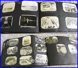 Vntg Military Navy Photo Album-1933-Ships-Planes-USS AZ-NY-Cuba-HI-Boxing-ID'd