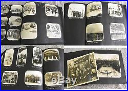 Vntg Military Navy Photo Album-1933-Ships-Planes-USS AZ-NY-Cuba-HI-Boxing-ID'd