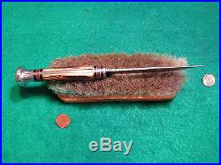 Vtg 1930s Blade Hunt Usa Old WESTERN Buck Horn STAG Knife Rare Bowie Sheath Case