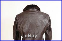 Vtg 1936 USN Bureau Aeronautics Leather Flight Bomber Jacket G-1 Mil-J-7823 40