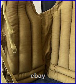 Vtg 1940's Ta.pat.co Life Jacket Boat Preserver WWII Kapok Filled Life-Save Vest