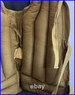 Vtg 1940's Ta.pat.co Life Jacket Boat Preserver WWII Kapok Filled Life-Save Vest