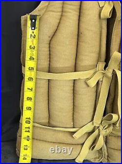 Vtg 1940's Ta.pat.co Life Jacket Boat Preserver WWII Kapok Filled Life-Save Vest