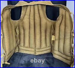 Vtg 1940's Ta.pat.co Life Jacket Boat Preserver WWII Kapok Filled Life-Save Vest