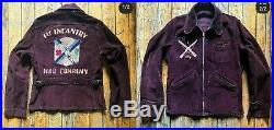 Vtg RARE 1930s Pre WWII US Army 1st Infantry HDQ Co 115th Corduroy Sports Jacket