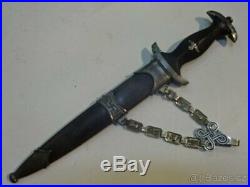 WII german Dagger SS with scabbard and chain
