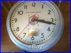 WW 2 Explosion Proof Clock Circa 1938 USA-JAAP Crouse-Hinds CO. Blueprint