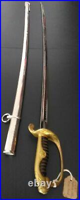 WW II JAPANESE OFFICERS DRESS SWORD with scabbard