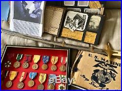 WW II, Korean & Vietnam War, Capt. T. H. Bruce USMC Medal, Sword & Document Group