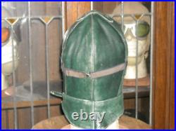 WW1 1930's GERMAN PILOTS FLIGHT FLYING HELMET & GOGGLES. Sz58