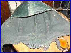 WW1 1930's GERMAN PILOTS FLIGHT FLYING HELMET & GOGGLES. Sz58