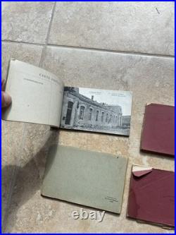 WW1- 4 postcard booklets VERDUN very RARE Lot Of 4