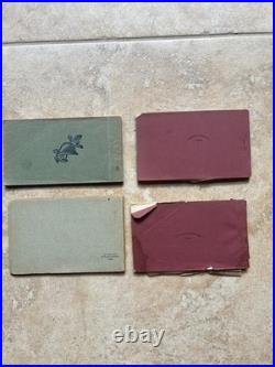 WW1- 4 postcard booklets VERDUN very RARE Lot Of 4