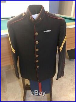 WW1 Dress Blues USMC EGA Named Marine Corps