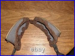 WW1 GERMAN PILOTS FLIGHT FLYING HELMET & GOGGLES. Sz 7