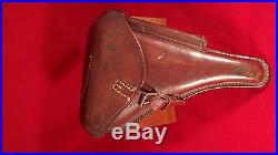WW1 German Luger Bavarian holster with Crown III mark
