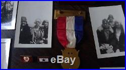 WW1 Gold Star Mothers and Widows Pilgrimage Medals and Photo Collection
