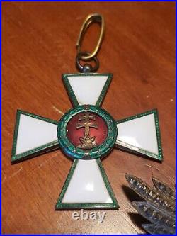 WW1 HUNGARIAN ORDER OF MERIT GRAND CROSS SET withBreast Star NICE! NO RESERVE