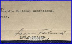 WW1 Marine USMC General Logan Feland Belleau Wood Hero Photo + Autograph Marine