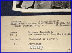 WW1 Marine USMC General Logan Feland Belleau Wood Hero Photo + Autograph Marine