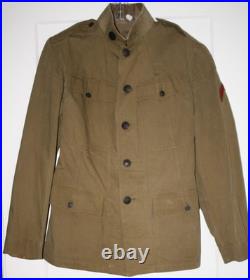 WW1 US Army Original Jacket Uniform Tunic Dated 1918 Size S MUST SEE CONDITION
