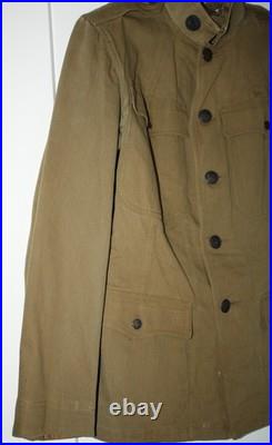 WW1 US Army Original Jacket Uniform Tunic Dated 1918 Size S MUST SEE CONDITION