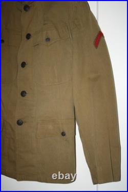 WW1 US Army Original Jacket Uniform Tunic Dated 1918 Size S MUST SEE CONDITION