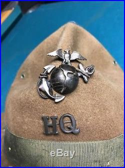 WW1 USMC Campaign Cover WW1 Officer EGA Beast