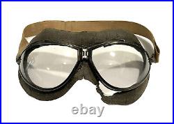 WW1 / WW2 era Cebe 4000 Style Pilot Flying Goggles