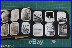 WW2 1943 Photo Album US Navy China Shanghai Hong Kong Taiwan 235 Photographs