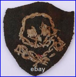 WW2 Collar patch SKULL BONEs Gorget patch Tab WW1 wwI WWII Force ARMY Insignia