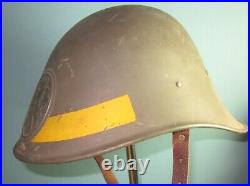 WW2+ Dutch M38R helmet BB used Stahlhelm casque casco elmo Kask? 2GM