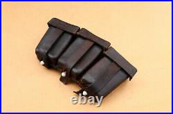 WW2 Era German Leather Cartridge Ammo Pouch Gustav Reinhardt Berlin Dated 1938