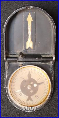 WW2 French Army M1922 Compass Mod. 1922 Secretan Paris France, Fold Over Works