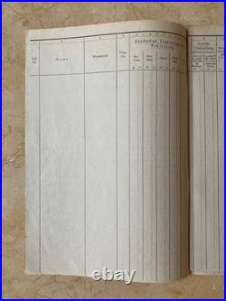 WW2 GERMAN PROTECTION SQUADRON + SECURITY SERVICE of DUTCH OCC. TERR. FORM 1944