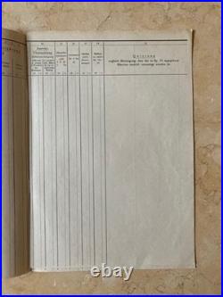 WW2 GERMAN PROTECTION SQUADRON + SECURITY SERVICE of DUTCH OCC. TERR. FORM 1944