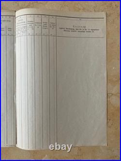 WW2 GERMAN PROTECTION SQUADRON + SECURITY SERVICE of DUTCH OCC. TERR. FORM 1944