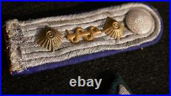 WW2 German Army Wehrmacht Medical Hauptmanns Capt. Shoulder Boards & Collar Tabs